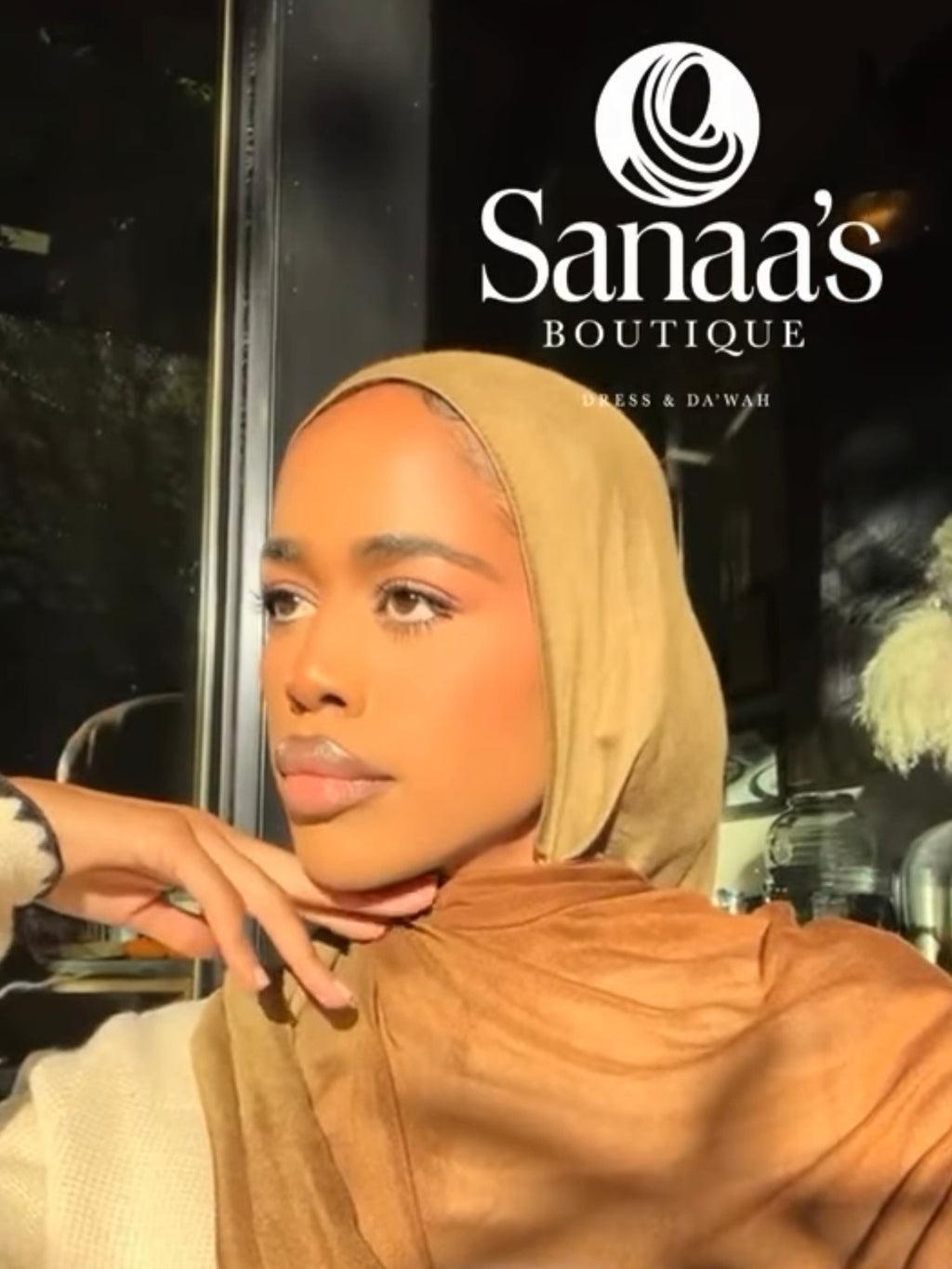 Brown Ombre Modal Hijab