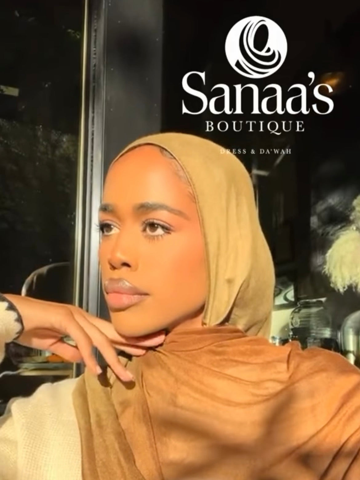 Brown Ombre Modal Hijab