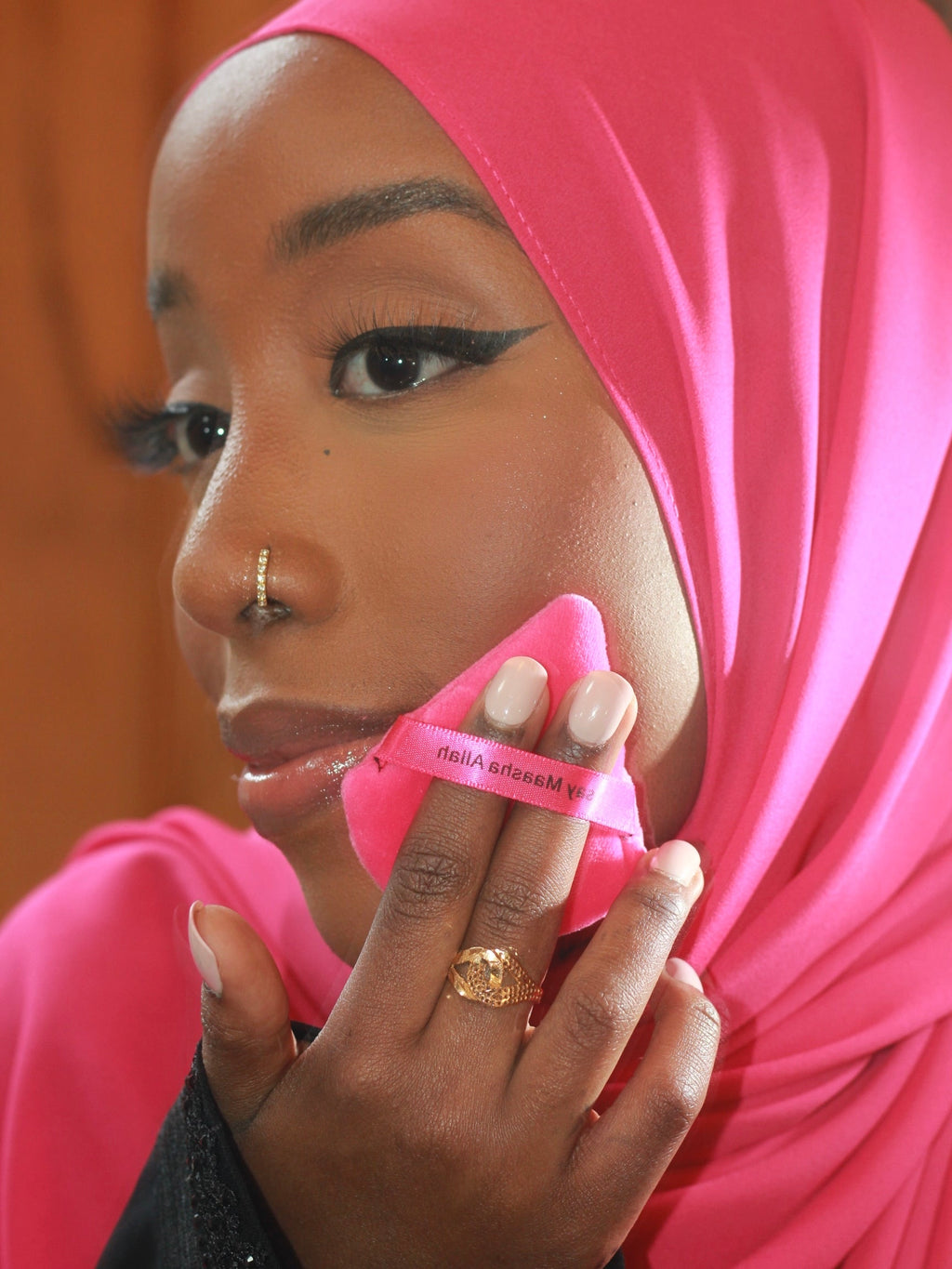 "say MashAllah" makeup puff