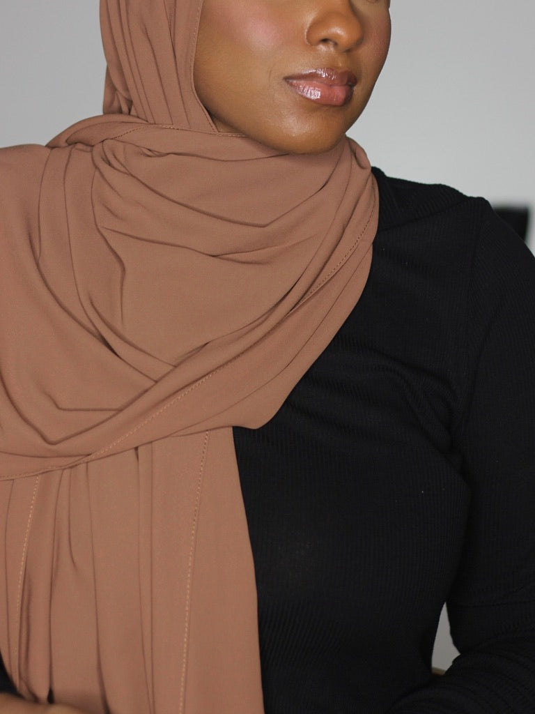 Premium Chiffon Hijab with matching undercap